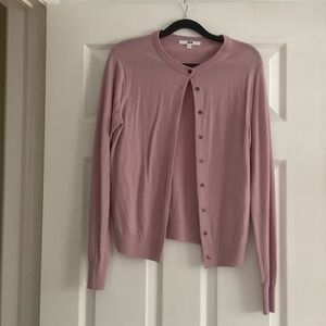 Uniqlo Long Sleeve Lightweight Cardigan Dusty Pink - Size XS